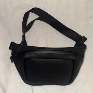 Rains Black Waist Bag